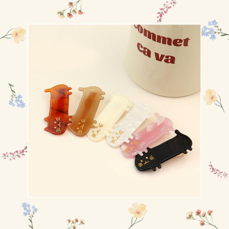 ヘアピン ヘアゴム ネコ 猫 ねこ 前髪クリップ ヘアアクセサリー