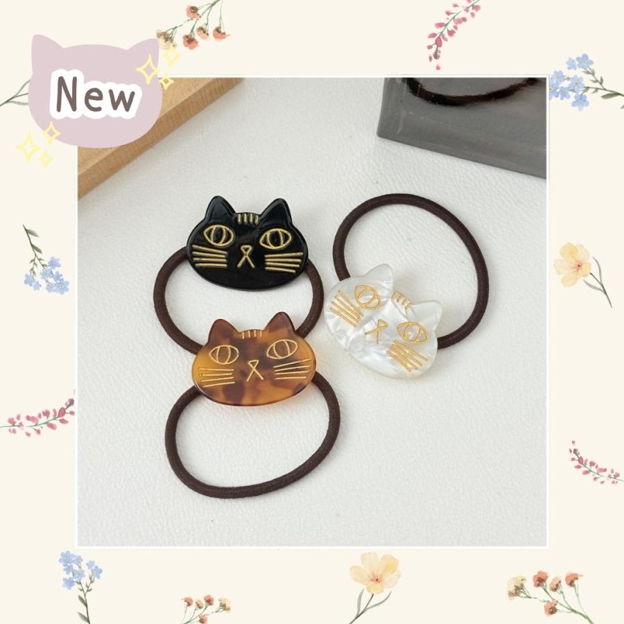 ヘアピン ヘアゴム ネコ 猫 ねこ 前髪クリップ ヘアアクセサリー