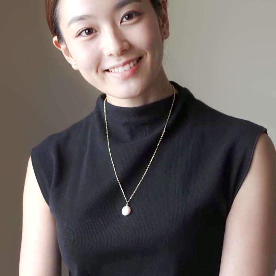 バロック パール ペンダント ネックレス / とろみのある艶 50cm 淡水