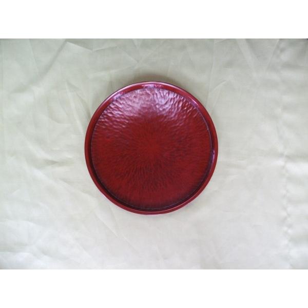 鎌倉彫　切立盆　刀目 9寸