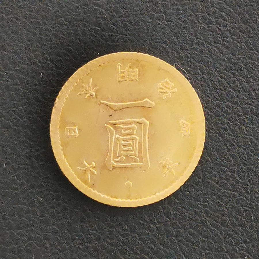 近5）日本 旧1円金貨 明治4年 後期 鑑定済 日本貨幣商協同組合鑑定