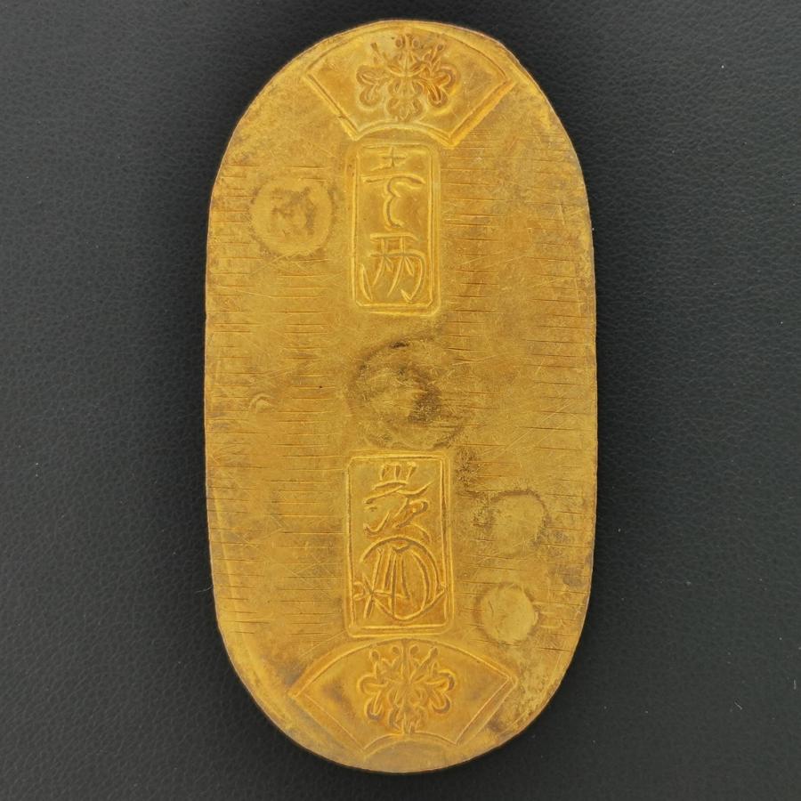 古14）日本 天保小判金（保字小判）背 甫生 鑑定済 日本貨幣商協同組合