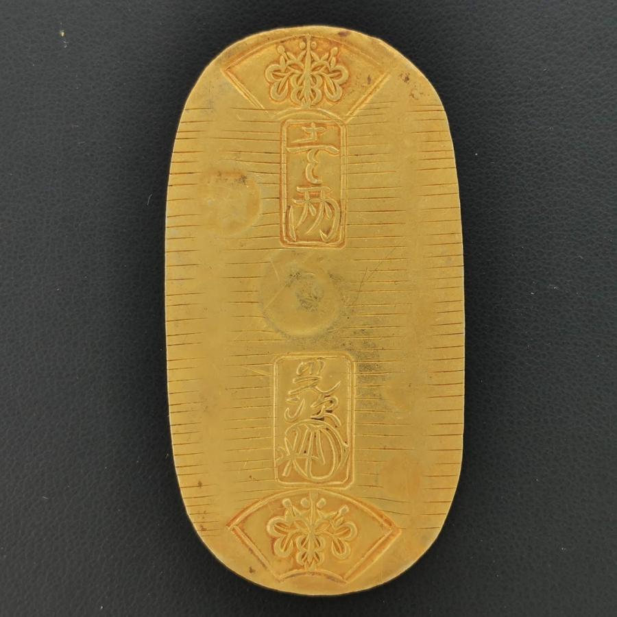 古14）日本 天保小判金（保字小判）背 正東 鑑定済 日本貨幣商協同組合