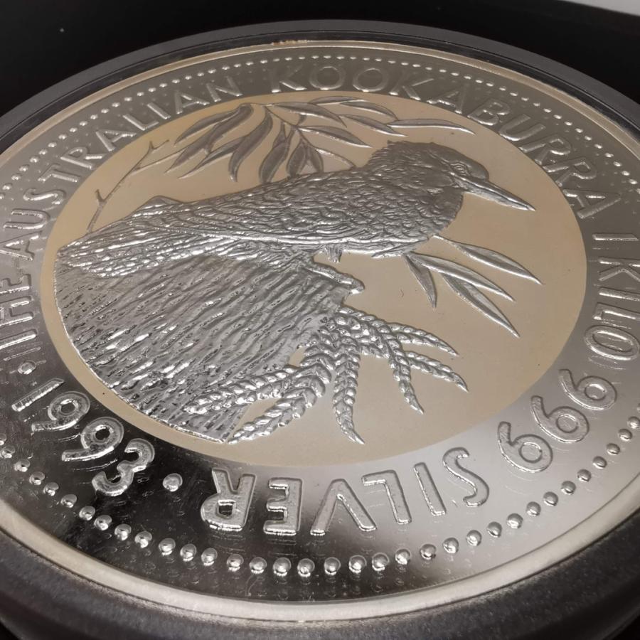 オーストラリア 30ドル銀貨 1993年 1キロ プルーフ 銀貨 カワセミ 純銀