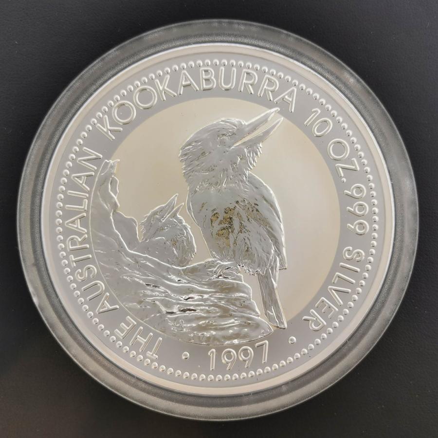 オーストラリア 10ドル銀貨 1997年 10オンス プルーフ 銀貨 カワセミ