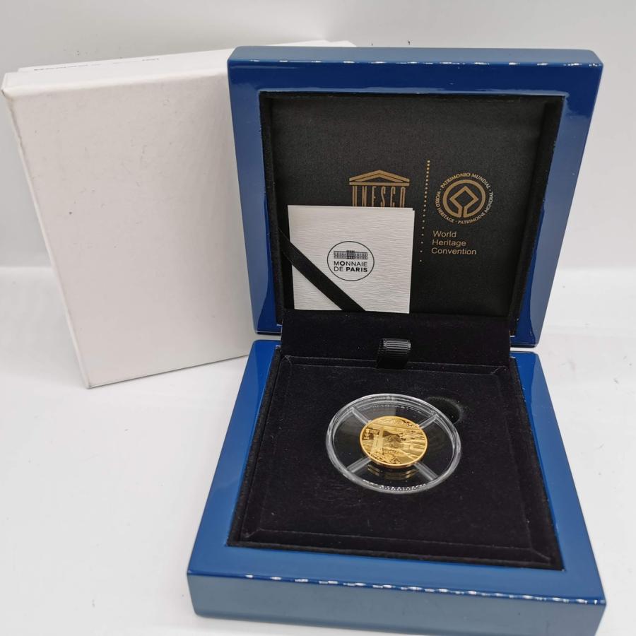 FRANCE フランス 50ユーロ プルーフ 金貨 1/4オンス 2020年 UNESCO世界