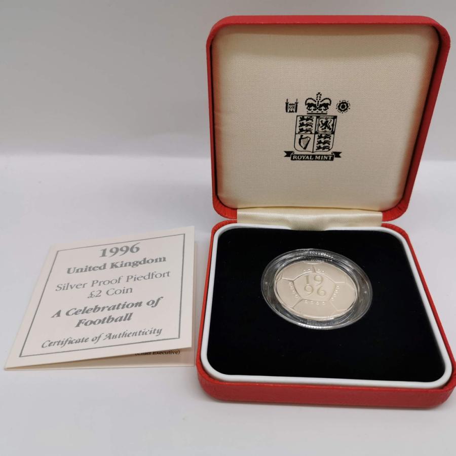 United Kingdom イギリス 2ポンド プルーフ銀貨 1996年 『A