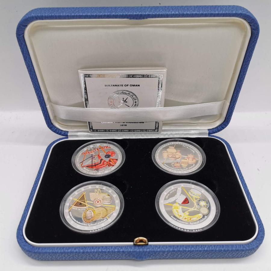 Sultanate of Oman オマーン 1リアル プルーフ銀貨 2016 純銀 4種