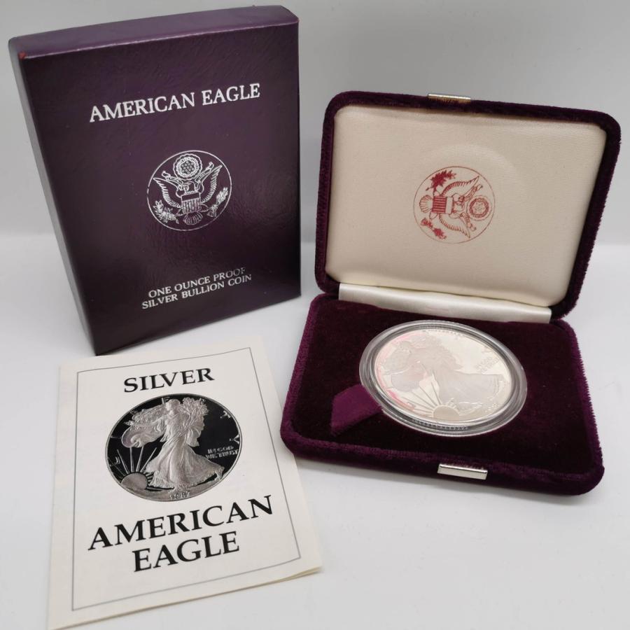 アメリカン イーグル純銀貨 ウォーキングリバティ 1オンス　ACC最高70 アメリカ 1ドル銀貨 1987年 1オンス 『プルーフ』ウォーキングリバティ