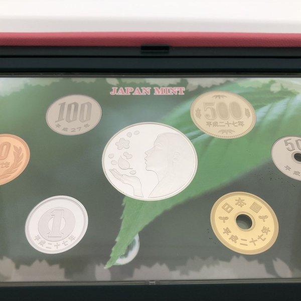桜の通り抜け 2015 プルーフ貨幣セット 一葉（平成27年） 記念硬貨