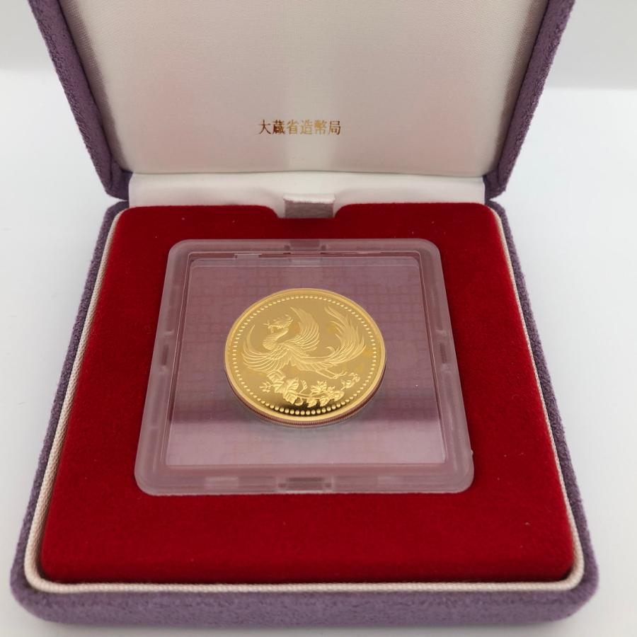 平成天皇在位１０年１万円記念金貨 記念硬貨 K24 1万円金貨 天皇陛下御在位十年記念 平成11年 20.0g