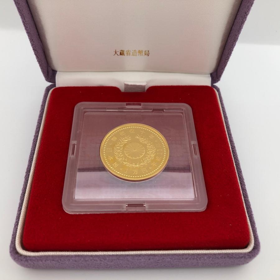 平成天皇在位１０年１万円記念金貨 記念硬貨 K24 1万円金貨 天皇陛下御在位十年記念 平成11年 20.0g