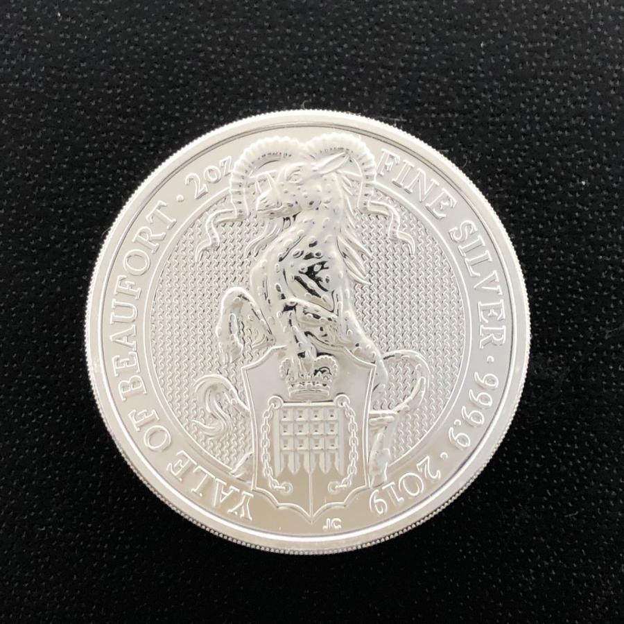 イギリス 5ポンド銀貨 2019年 2オンス クィーンズビースト エアレー 純銀製 62.2g 硬貨