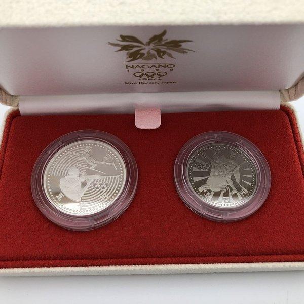 長野オリンピック冬季競技大会記念貨幣 平成9年銘2種プルーフ