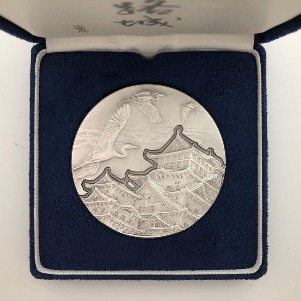 国宝章牌「姫路城」造幣局 記念メダル（純銀製） 銀メダル 記念コイン｜coin-shichifukuhonpo｜03