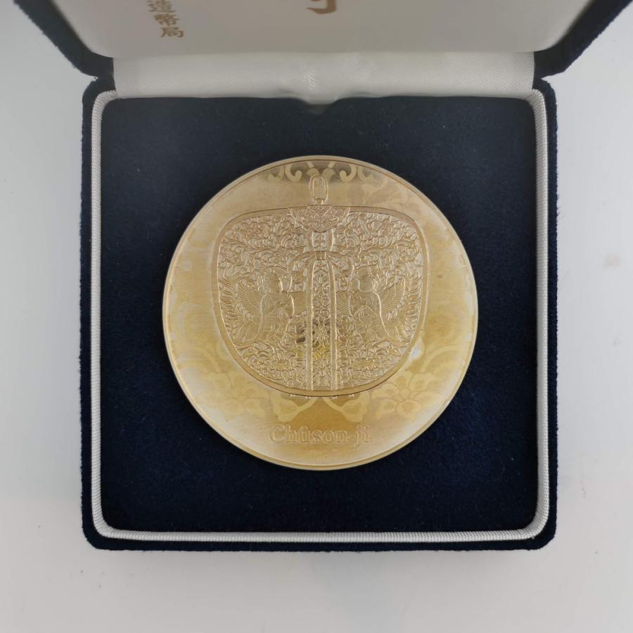 国宝章牌「中尊寺」純銀メダル 国宝章牌「中尊寺」造幣局 記念メダル（純銀製） 【箱なし】 銀メダル