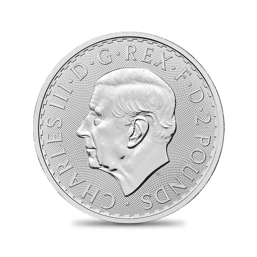 ☆即納追跡可☆ イギリス 2026 チャールズ3世 ブリタニア 1オンス 銀貨【5枚】 (コインケース付き)