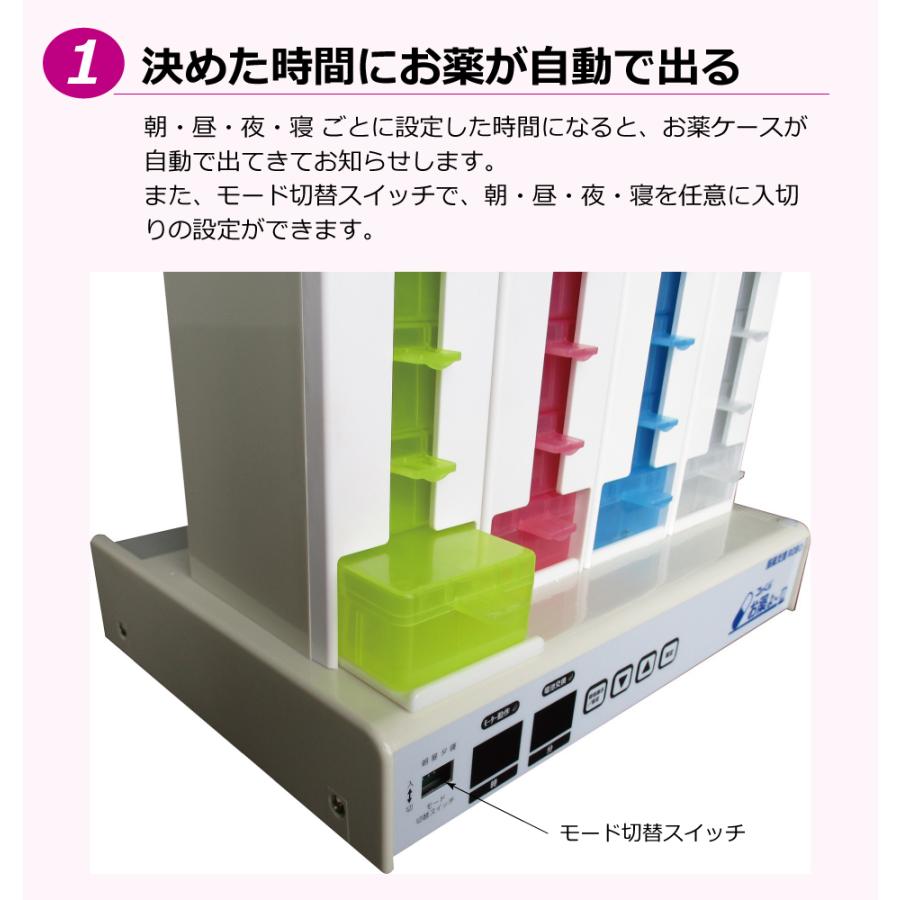 製造元直販|コッくんお薬よ〜4棟式 スタンダード|自動服薬支援機|MOR