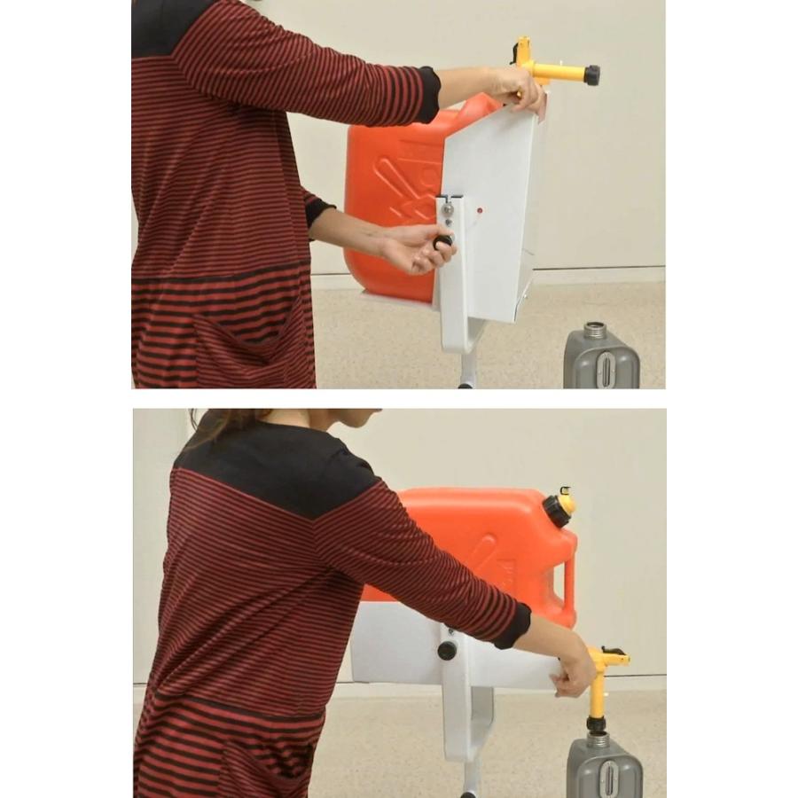 コッくんトーユ+18L用スタンドセット|灯油ポリタンク専用コック
