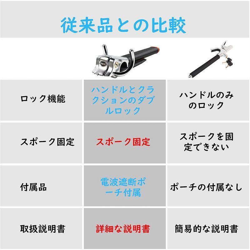 売れ筋 ハンドルロック Salati 車両盗難防止装置 車 カーセキュリティ ステアリングロック 自動車 幅広い車種に対応 防犯 盗難防止 防犯グッ 即納特典付き Turningheadskennel Com