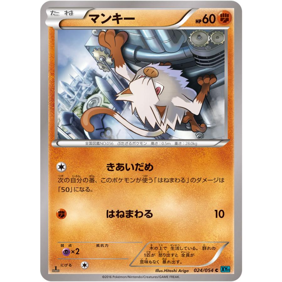 マンキー C Xy11 024 054 状a ポケモンカードゲームxy Break拡張パック 冷酷の反逆者 Xy11 R 024 054 A ポケカ専門店トレカウェーブ 通販 Yahoo ショッピング