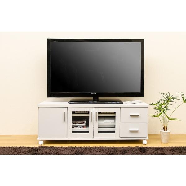 TRAVIS テレビ台 hit08 収納TVラック 幅120cm TVボード ローボード 
