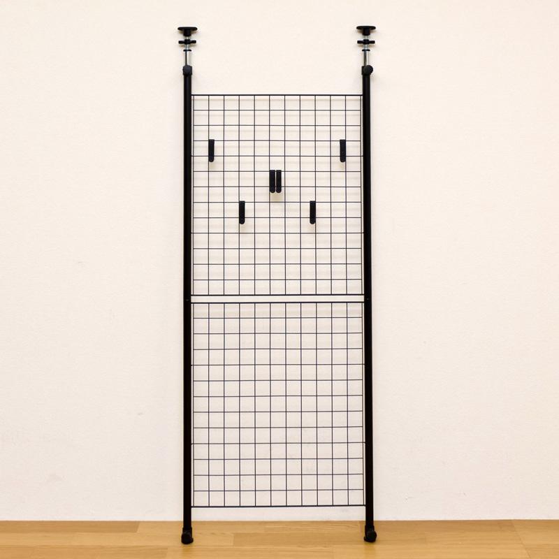 つっぱり式パーテーション 64cm幅 BK/WH(N) つっぱり式パーテーション