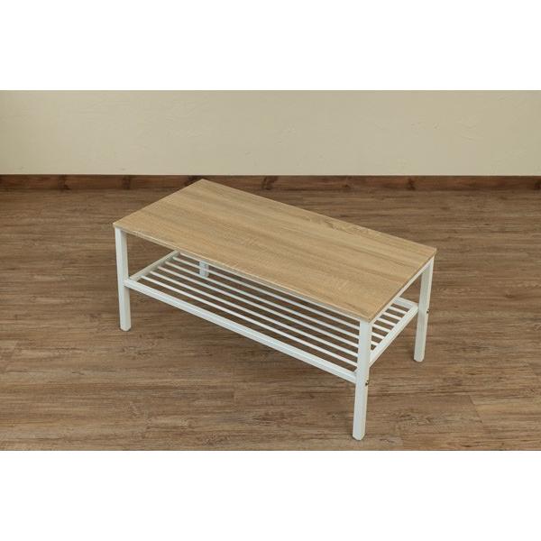 今季も再入荷今季も再入荷Freyia 棚付きセンターテーブル 90×45 ロー