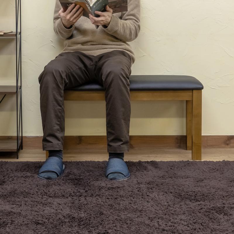 【新品】ダイニングベンチ　アウトレットBR/WH  ダイニングチェア　ベンチ椅子 サカベ 【アウトレット】NEW ダイニングベンチ BR/WH : COLABO