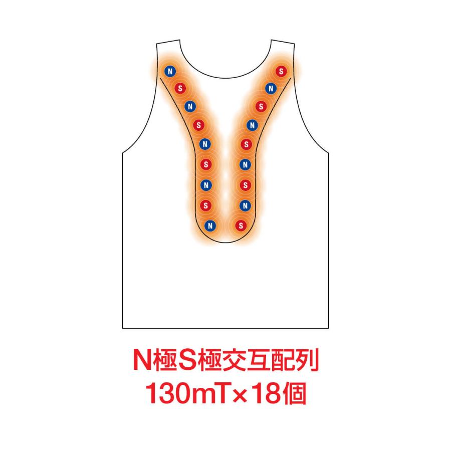 ColanTotte コラントッテ タンクトップ メッシュ 磁気インナー