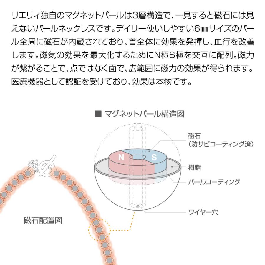 Lierrey 【コラントッテ公式】リエリィ パールネックレス 磁気