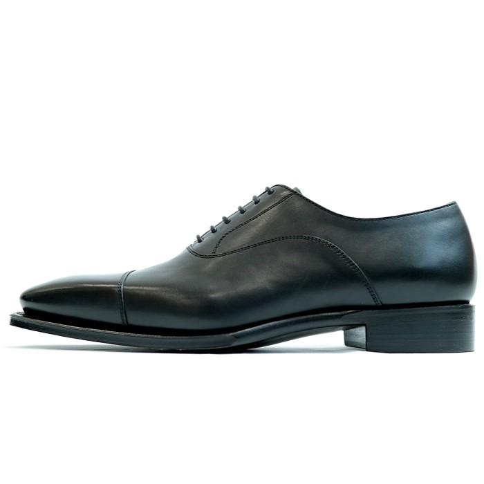 Perfetto ペルフェット レザーシューズ メンズ ストレートチップ スクエアトウ ビジネス カジュアル レザーソール ブラック Pf01cb Pf01cb Coldbeck 通販 Yahoo ショッピング