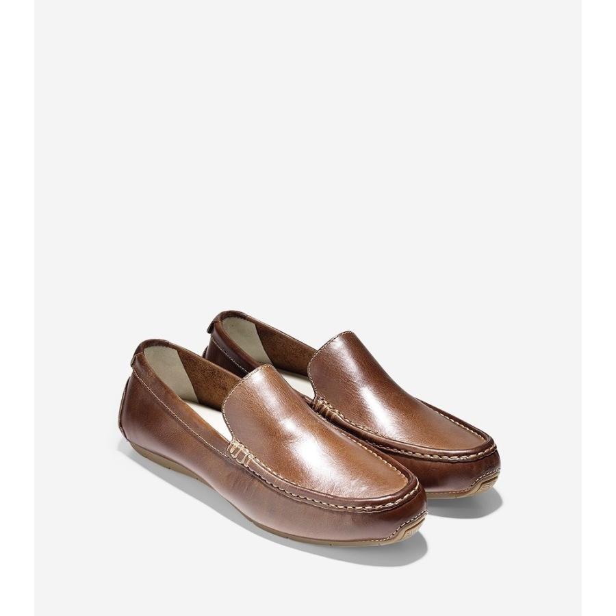 COLEHAAN コールハーン レザーローファー ８M キャメル メンズ 靴 革 SUIT SQUARE メンズ COLE HAAN コールハーン ローファー 紳士靴