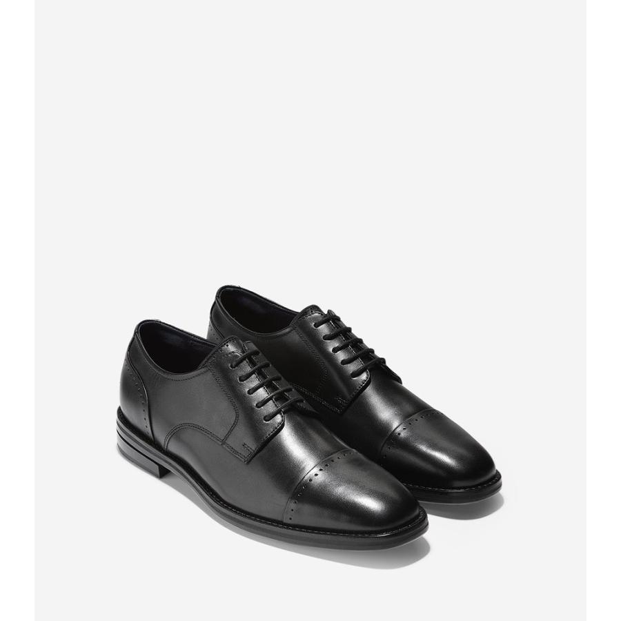 【美品】  COLE HAAN / コールハーン | C28145 ジラルド グランド ドレスシューズ | 8 W | ブラック | メンズ COLE HAAN（コールハーン） メンズ シューズ 靴 ドレスシューズ