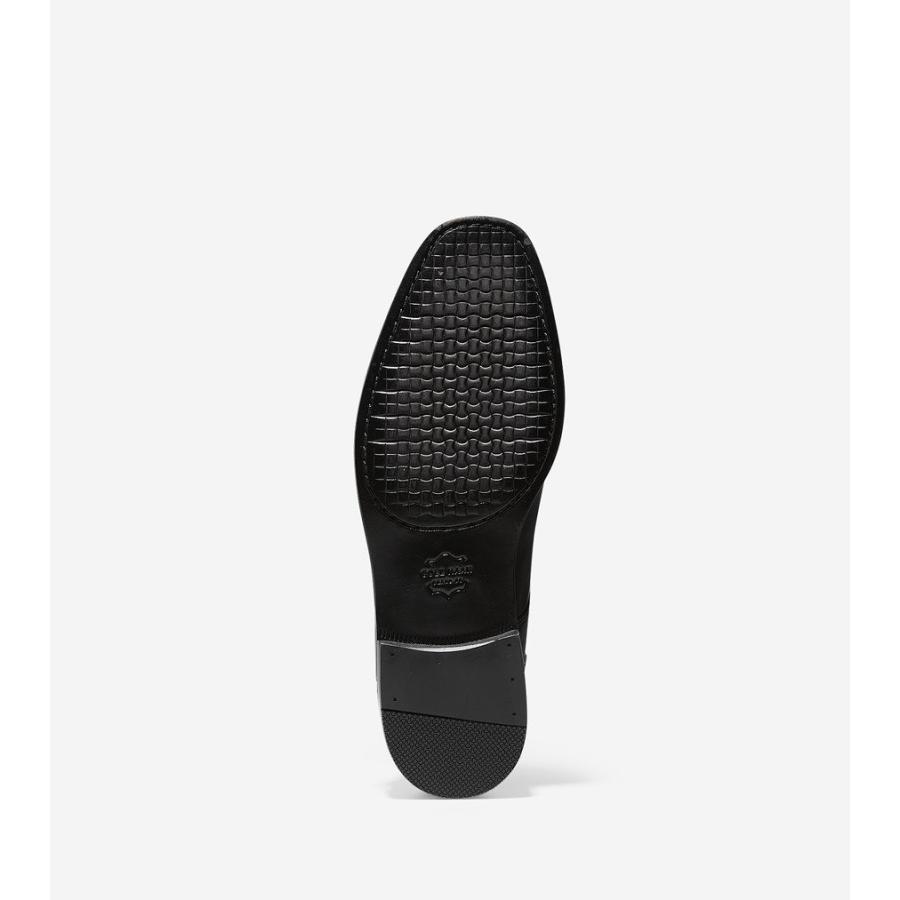 【美品】  COLE HAAN / コールハーン | C28145 ジラルド グランド ドレスシューズ | 8 W | ブラック | メンズ COLE HAAN（コールハーン） メンズ シューズ 靴 ドレスシューズ