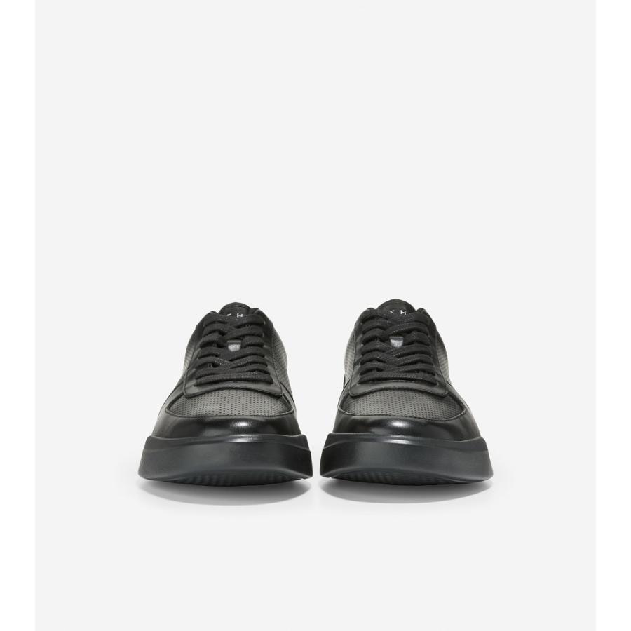 コールハーン Colehaan アウトレット メンズ シューズ スニーカー グランド クロスコート モダン パーフォレーション スニーカー Mens C339 ブラック Cole Haan Japan Online Store 通販 Paypayモール