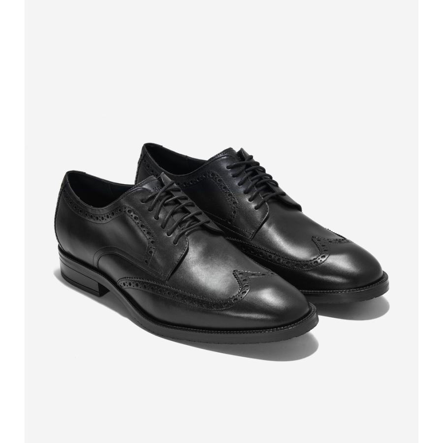 【美品】コールハーン モダンエッセンシャル ウィング オックスフォード ブラック COLE HAAN（コールハーン） モダンエッセンシャル ウィング