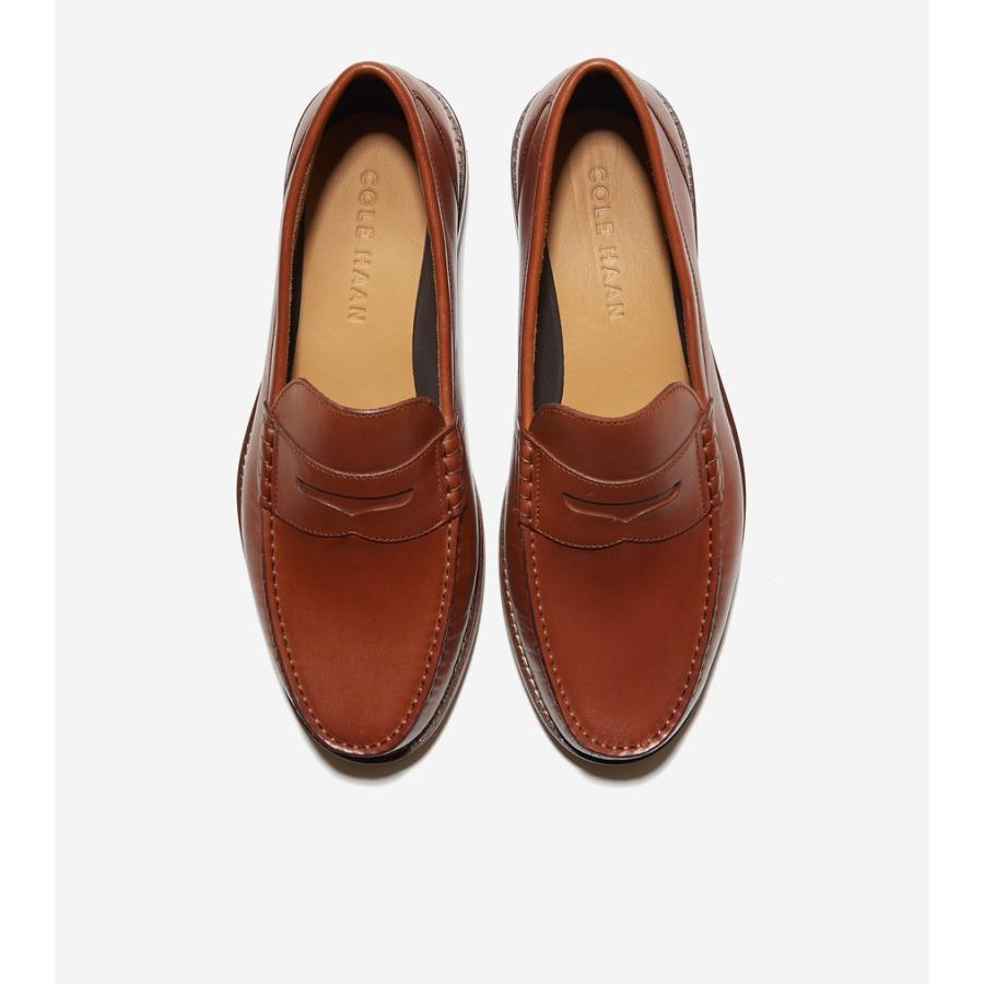 コールハーン Colehaan ピンチグランド カジュアル ペニーローファー mens C37104 ブリティッシュ タン カジュアル ペニーローファー