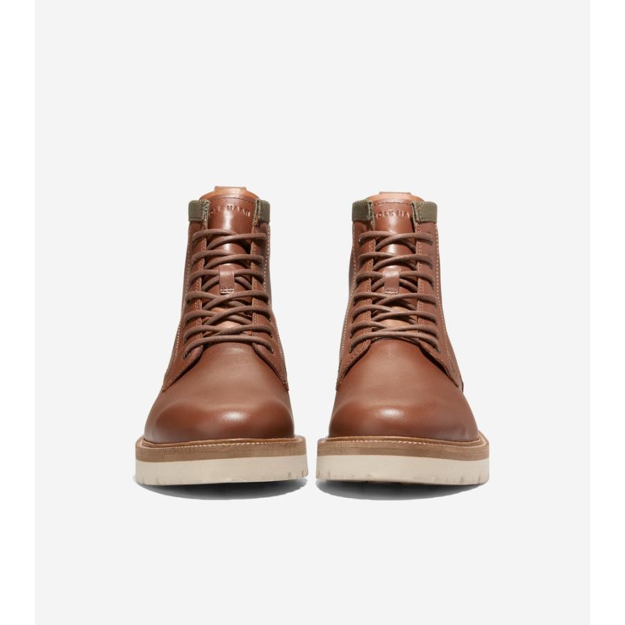 Cole Haan ブラウン チャッカ ウォータープルーフ ブーツ レザー COLE HAAN コールハーン Colehaan メンズ シューズ ブーツ