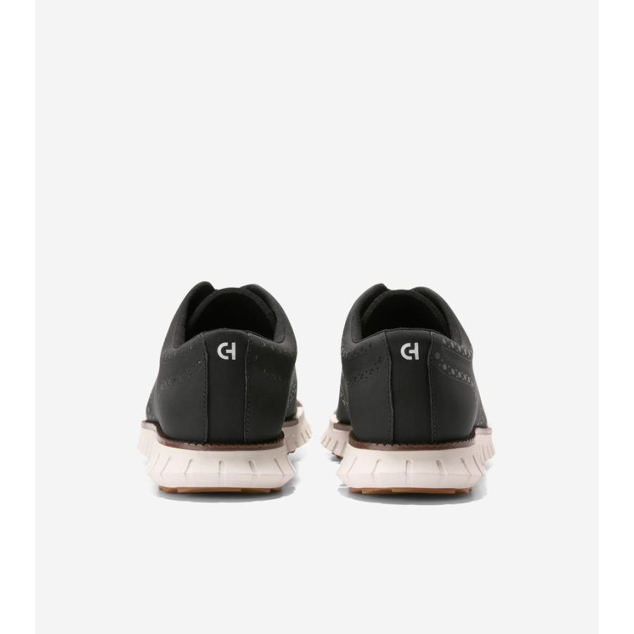 コールハーン Colehaan ゼログランド リマスタード ノーソウ ウィングチップ ゴルフ mens C39846 ブラック/ニンバスクラウドの画像