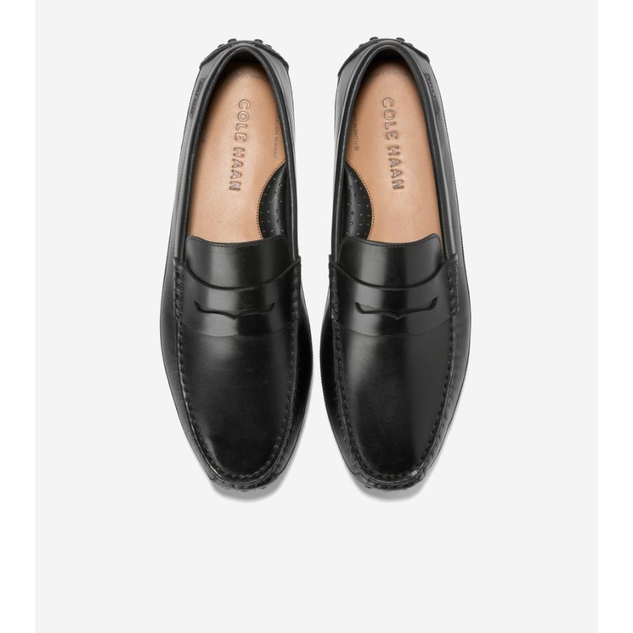 COLE HAAN（コールハーン） デイビス グランド ペニードライビング ローファー mens C41726 ブラック/ブラック ...