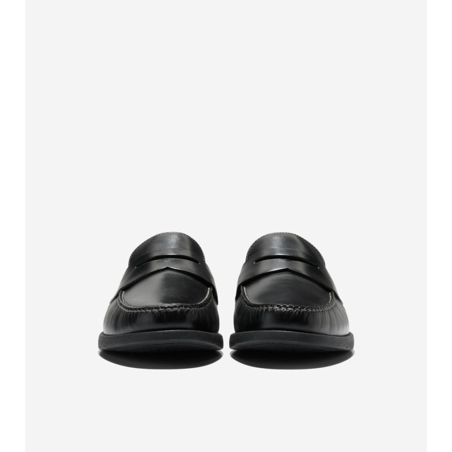 コールハーン Colehaan メンズ シューズ ローファー & ドライバー ブラウアーペニー ローファー mens C42277 ブラック/ブラックの画像