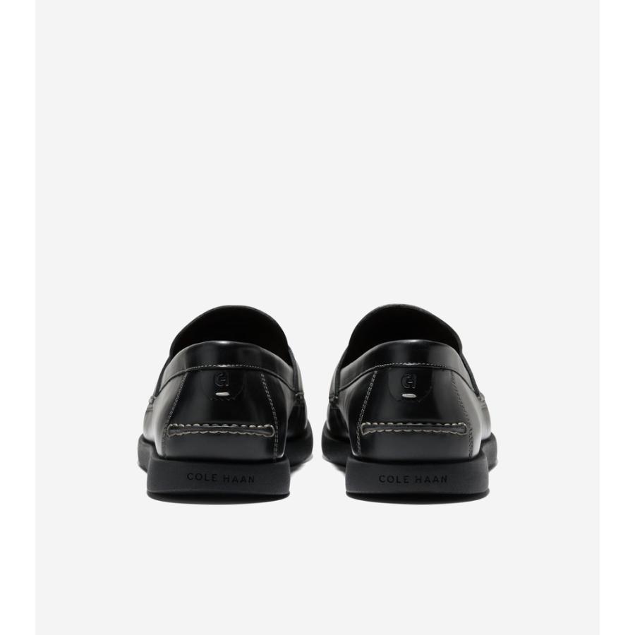 コールハーン Colehaan メンズ シューズ ローファー & ドライバー ブラウアーペニー ローファー mens C42277 ブラック/ブラックの画像