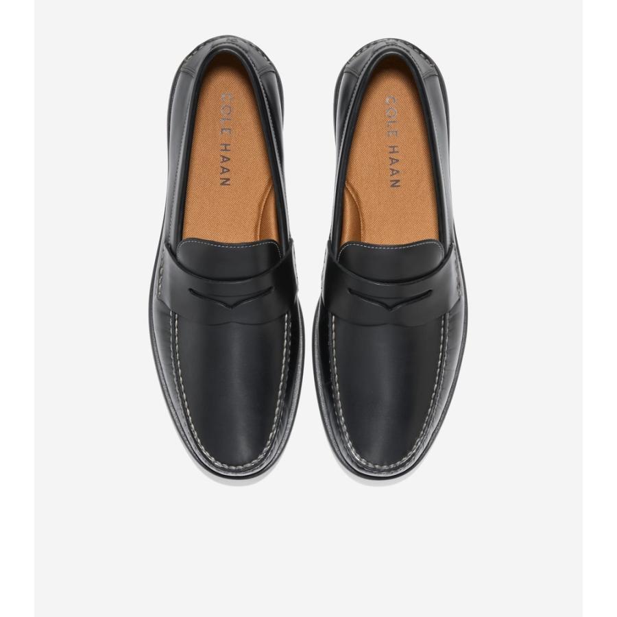 コールハーン Colehaan メンズ シューズ ローファー & ドライバー ブラウアーペニー ローファー mens C42277 ブラック/ブラックの画像