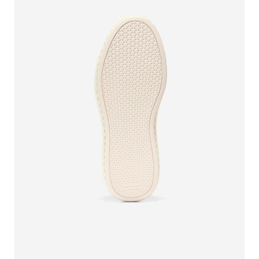 コールハーン Colehaan メンズ シューズ スニーカー グランドプロ コート スカイウィーブ mens C42425 アイボリーヌバック/トレリスの画像