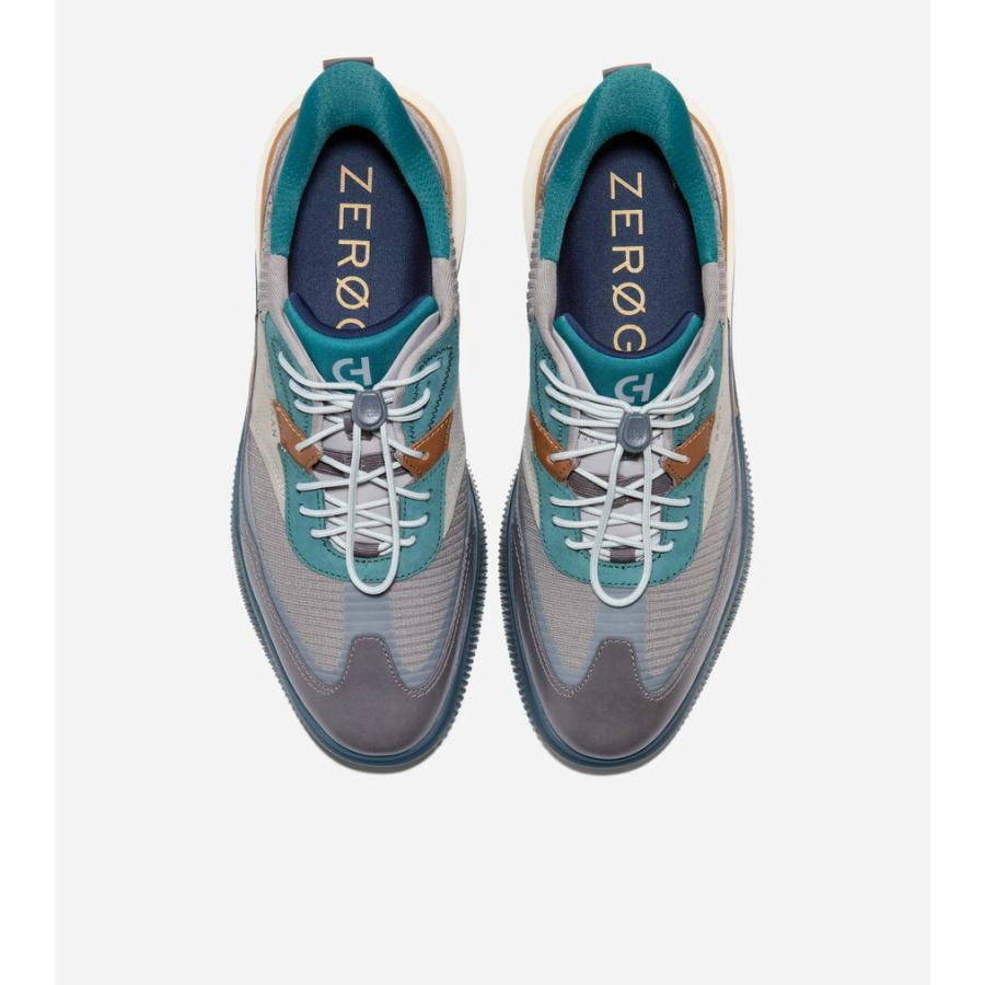 コールハーン Colehaan メンズ シューズ スニーカー 6.ゼログランド スニーカー mens C43980 アルティメットグレー ヌバック/キャッスルロック/メディタラネアの画像