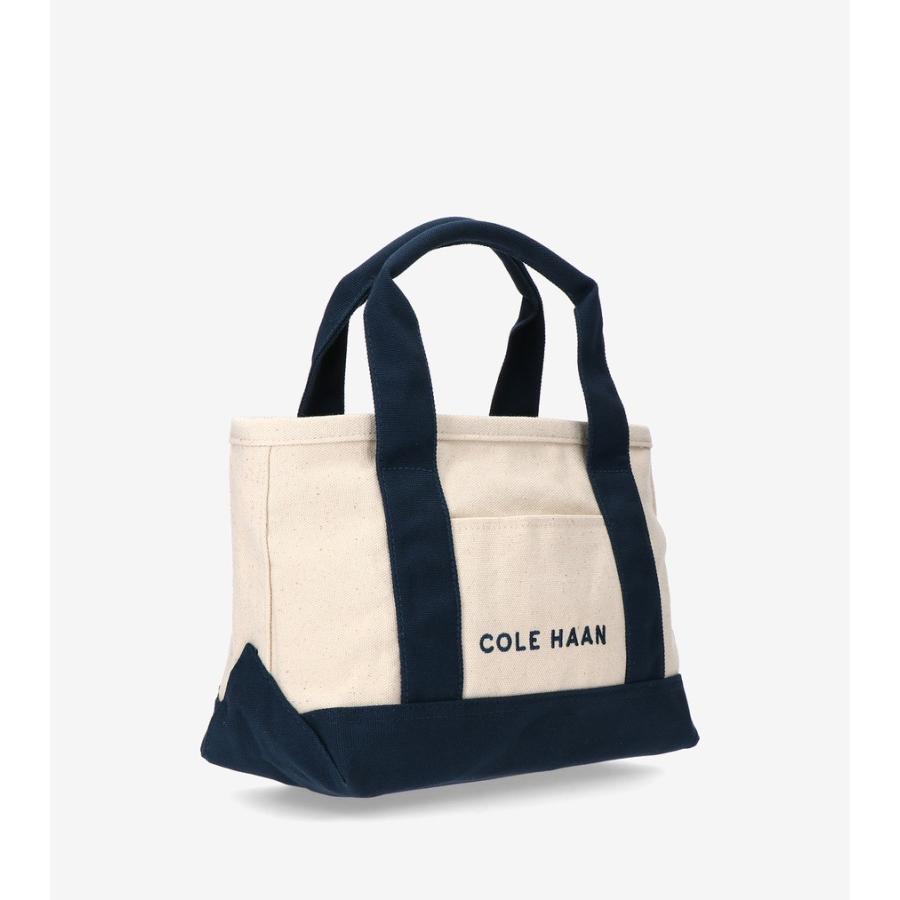 コールハーン Colehaan メンズ バッグ アクセサリー バッグ スモール キャンバス トート バッグ Mens F アイボリー ネイビー Cole Haan Japan Online Store 通販 Paypayモール