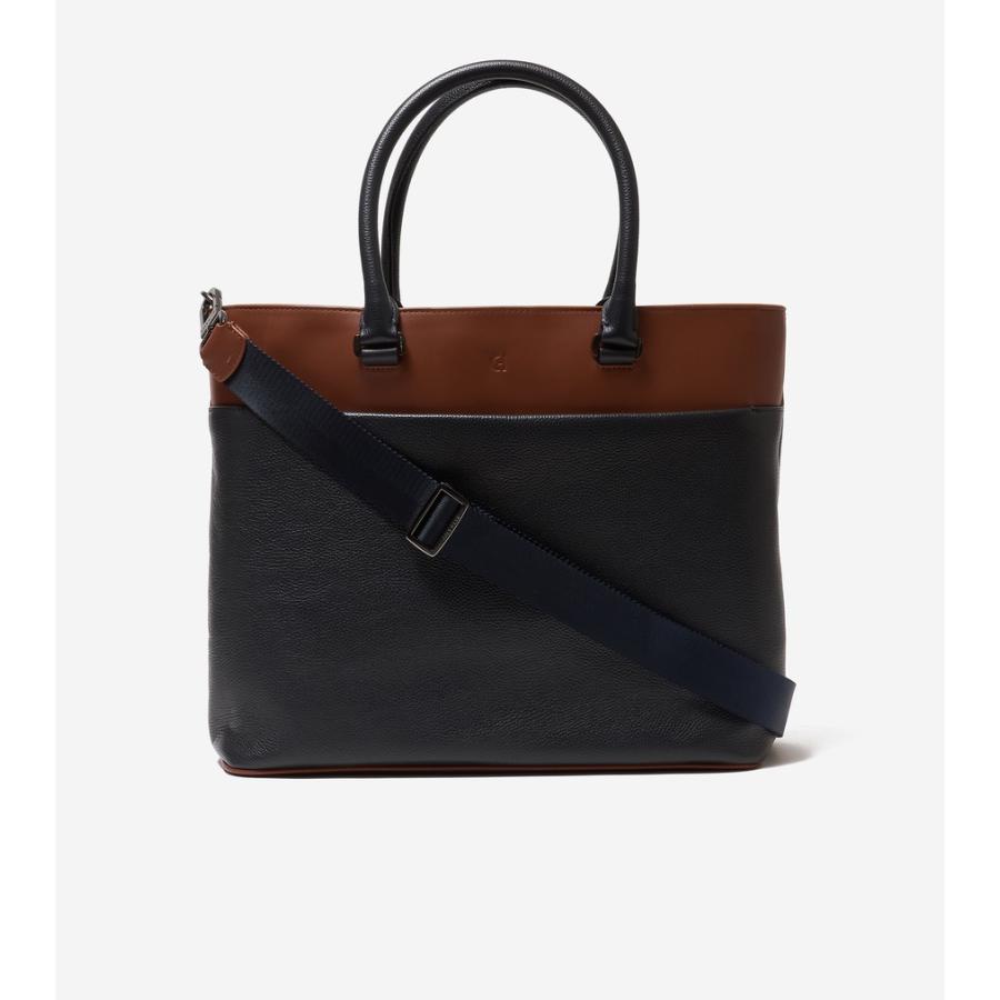 コールハーン Colehaan メンズ バッグ & アクセサリー バッグ デイモン イーストウェスト トート mens F12702 ネイビーブレザーの画像