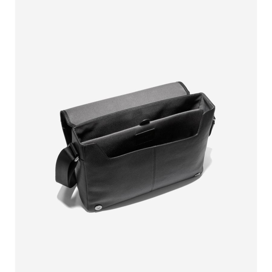 コールハーン Colehaan メンズ バッグ & アクセサリー バッグ デイモン メッセンジャー mens F12711 ブラックの画像
