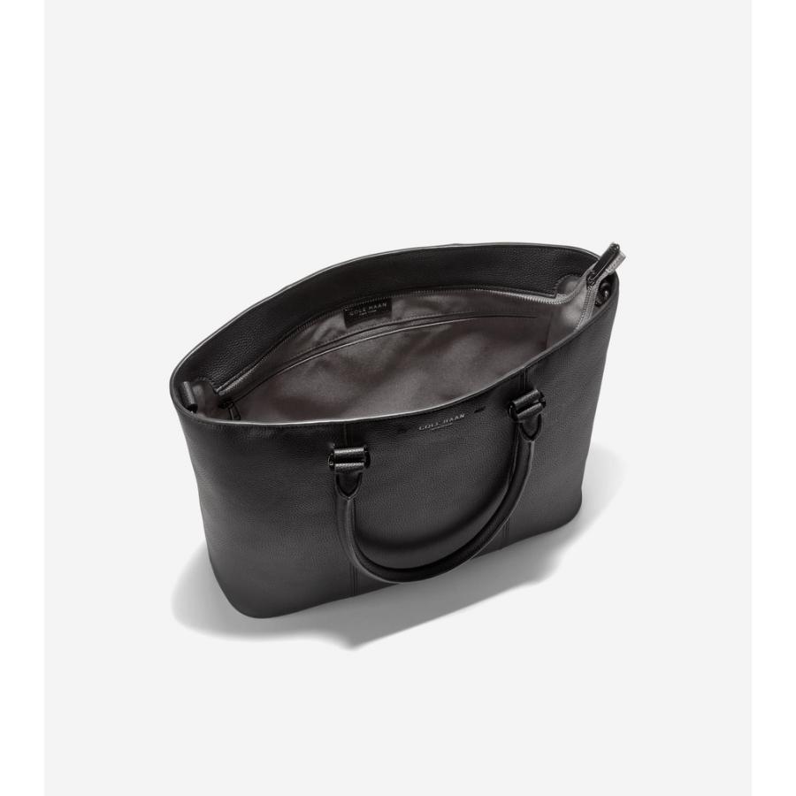 コールハーン Colehaan アウトレット メンズ バッグ & アクセサリー バッグ ベルモント トート mens. F12763 ブラックの画像